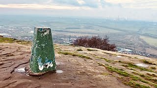 Frodsham amp Helsby Hill walk Cheshire 20 Jan 2019 Helsby Hill To Beacon Hill Superb [upl. by Syman]