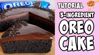 3Ingredient Oreo Cake tutorial Shorts [upl. by Waldron]