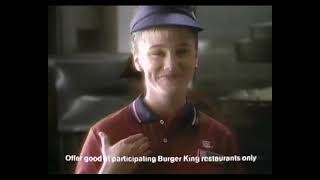 Burger King Commercial  Double Cheeseburger 99 Cents  1989 [upl. by Odnumde]