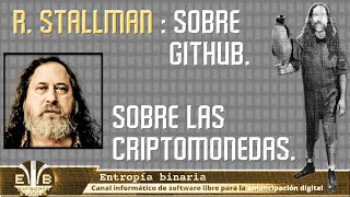 Web3 Summit Berlín 924  Richard Stallman 78 Sobre GitHub Sobre criptomonedas y GNU Taler [upl. by Ailisec230]