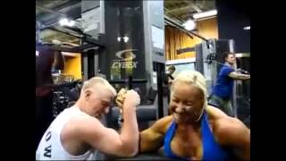 BodybuildingAmateuer Muscular Girl vs Boy [upl. by Clovis527]