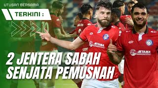 Aksi Memukau Sabah FC Berpesta Gol Tewaskan Kelantan Darul Naim FC [upl. by Sosanna]