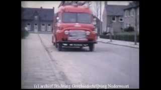 Nederweert 1965  brandweer onderweg naar kazerne [upl. by Yanrahc592]