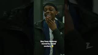 Boy from Hackney moved by social workers 😓 shortfilm shorts youtubeshorts rawgods mym [upl. by Cheke]