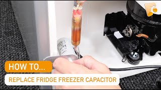 How to Replace an Indesit Fridge Freezer Capacitor [upl. by Leira]