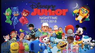 UPDATE Disney Junior Nighttime Coming up Now bumpers collection [upl. by Kabab]