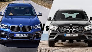 2018 X3 M40i VS MERCEDES AMG GLC43 [upl. by Ahaelam]