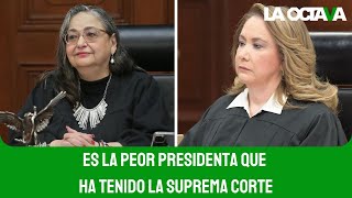 YASMÍN ESQUIVEL DESTROZA a NORMA PIÑA [upl. by Jacy771]