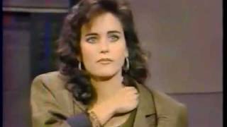 Courteney Cox on Late Night With David Letterman in 1987 [upl. by Derfnam599]