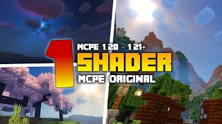 1 SHADER MCPE ORIGINAL NO PATCH  Di Minecraft 120  121   Support Low End Mobile Device [upl. by Ileana]