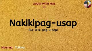 PART 66 25 Common Tagalog words  Learn Tagalog with Mae ENGLISH  TAGALOG VOCABULARY [upl. by Irahs]