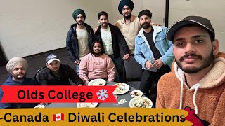 Olds College  Diwali 🪔 Celebration 🍾 Mani Canada 🇨🇦 [upl. by Takeo]