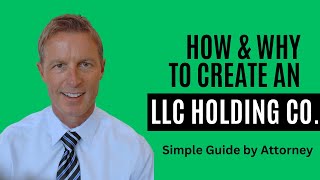 Why amp How to Create LLC Holding Company Structure With Examples [upl. by Amik]