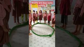 Month and days name activity  shortsfeed school chahakactivity education primaryschool [upl. by Oicul506]