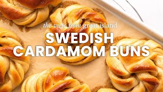 SWEDISH CARDAMOM BUNS [upl. by Meeharb]