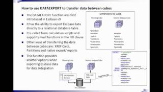 Transfer Data between Oracle Hyperion Essbase Cubes using DATAEXPORT Performance Architects How To [upl. by Nnazus545]