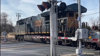 A little railfanning by the Bergenfield Railroad WebCam Bergenfield NJ 112523 [upl. by Novets]