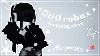 ・ 800 Robux shopping spree 🛍️ ・y2kpreppy ・ [upl. by Xavler700]