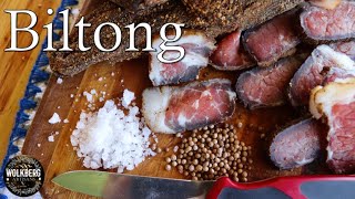 How to make Biltong recipe  South African cured amp dried beef  Traditional Biltong recipe [upl. by Tanberg999]