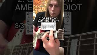 5 Iconic American Guitar Riffs With Tabs 🇺🇸🇺🇸🇺🇸🦅🗽🏈⚾️🥧🎆🎇 [upl. by Salvador395]