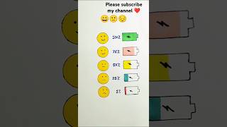 Whats your mind Battery ❓satisfying emoji shorts [upl. by Pitzer]