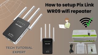 How to setup Pix Link WR09 wifi repeater  Setting up Pix Link WR09 Repeater [upl. by Retlaw]