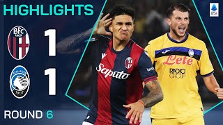 BOLOGNAATALANTA 11  HIGHLIGHTS  Two wonder goals settle the score in Bologna  Serie A 202425 [upl. by Akilam323]