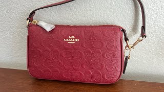 Coach Nolita 19 in Signature Leather Cherry color [upl. by Eeliak]