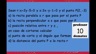 Ecuaciones de la recta TRUCOS ejercicios resueltos [upl. by Esdras383]