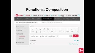 Functions Composition [upl. by Auria]