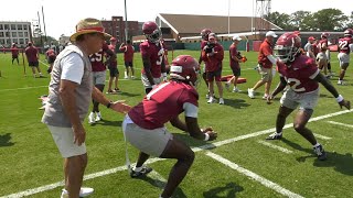 Alabama Football Fall Camp Practice Highlights Day 1 [upl. by Truelove]