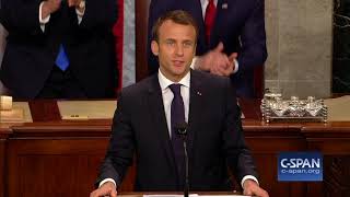 French President Emmanuel Macron Addresses Congress  FULL SPEECH CSPAN [upl. by Okihsoy]