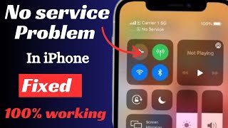 No service problem in iPhone  How to fix no service problem on iPhone  No service iPhone  Fixed [upl. by Diarmit502]