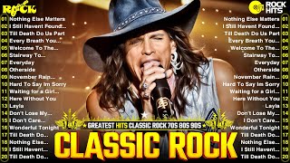 Top 100 Classic Rock Of All Time  Aerosmith Queen ACDC Bon Jovi U2 [upl. by Nahtannoj]