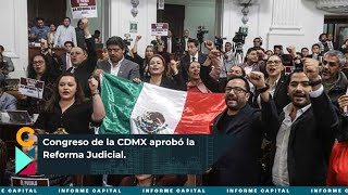 El Congreso de la CDMX aprobó la Reforma Judicial [upl. by Ahlgren388]