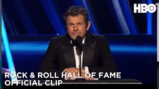 Rock and Roll Hall of Fame Jann Wenner 2013 Clip  HBO [upl. by Ettennad11]