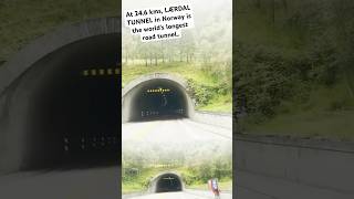 World’s longest road tunnel Lærdal Tunnel in Norway 🇳🇴 travel roadtrip norway lærdaltunnel [upl. by Jandy]