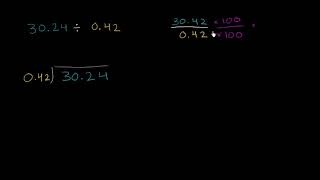 Divisione con numeri decimali fino ai centesimi  Operazioni aritmetiche  Khan Academy [upl. by Reneta887]