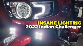 You Can Install DENALI Lights on Anything 2022 Indian Challenger Auxiliary Light Install [upl. by Fifine]