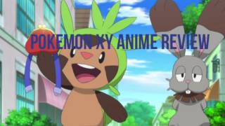 pokemon xy anime review episode 83 chespin and bunnelby [upl. by Gauthier661]