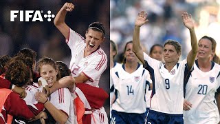 Canada v USA Highlights  2003 FIFA Womens World Cup [upl. by Darrel]