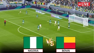 🔴EN DIRECT  NIGERIA vs BÉNIN JE LIVE LE MATCH DE FOOTBALL AUJOURDHUI I eFOOTBALL PES 21 GAMEPLAY [upl. by Enamrej]