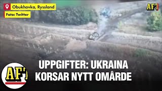 Ukrainas offensiv i Kurs – korsar nytt område [upl. by Dario]