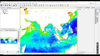 MODIS satellite nc file in SeaDas Software [upl. by Cully38]