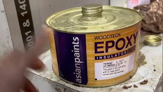 How to use epoxy insulator ll is epoxy resin how to use epoxy insulator Wood Polish epoxy kaise 2024 [upl. by Nwavahs]