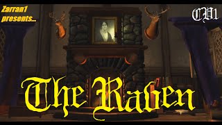 THE RAVEN VR  read by Christopher Lee  Oculus CV1 [upl. by Dnomso]