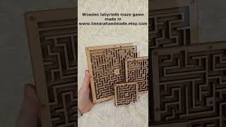 Discover Our Handmade Wooden Labyrinth Maze  Perfect Montessori Toy for Kids [upl. by Mcnalley602]