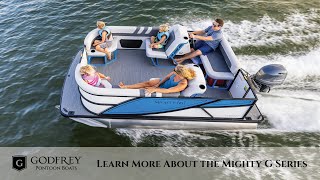 Godfrey Pontoon Boats  Learn More About the Mighty G Series [upl. by Asiak]