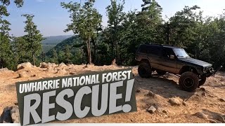 Uwharrie National Forest Off Road 4x4 Recovery  1st Time Back to Uwharrie OHV Trails After 20 Years [upl. by Heidt251]