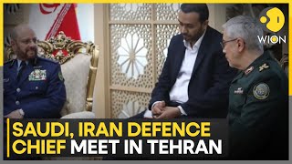 Saudi Iran Defence Chief Meet In Tehran Iranian Media Highlights Defence Diplomacy  World News [upl. by Alonso]